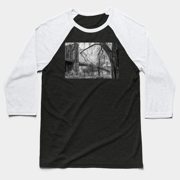 The Brooklyn Bridge Baseball T-Shirt by ShootFirstNYC